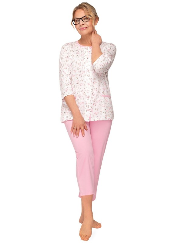 Pyžamo Martel Kasia II 266 3/4 M-3XL rozepínací