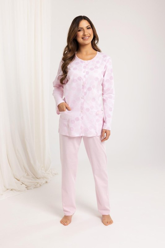 Pyžamo Regina 710 dlouhé/r 2XL-3XL Z25/26 dámské rozepínací