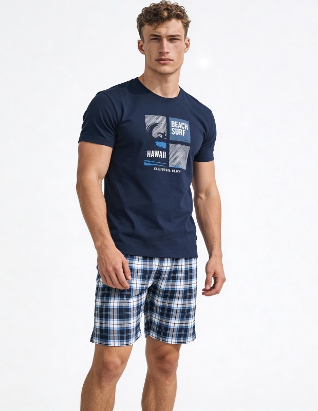 Pyžamo Cornette F&Y 551/56 Hawaii kr/r 164-188