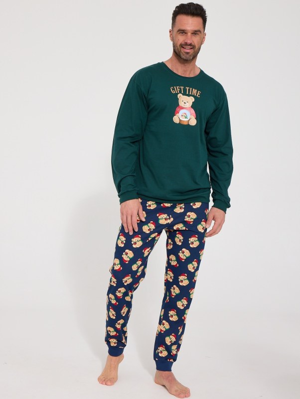 Pyžamo Cornette 115/321 Gift Time dlouhé rukávy/nohavice Christmas S–2XL - Noční prádlo Dámská pyžama