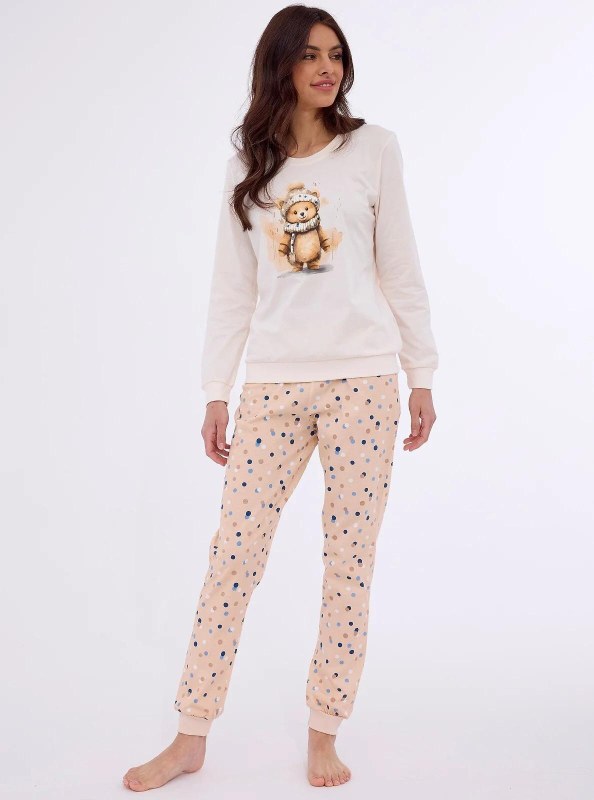Cornette 671/377 Dámské pyžamo Sweet Bear délka/r S-2XL