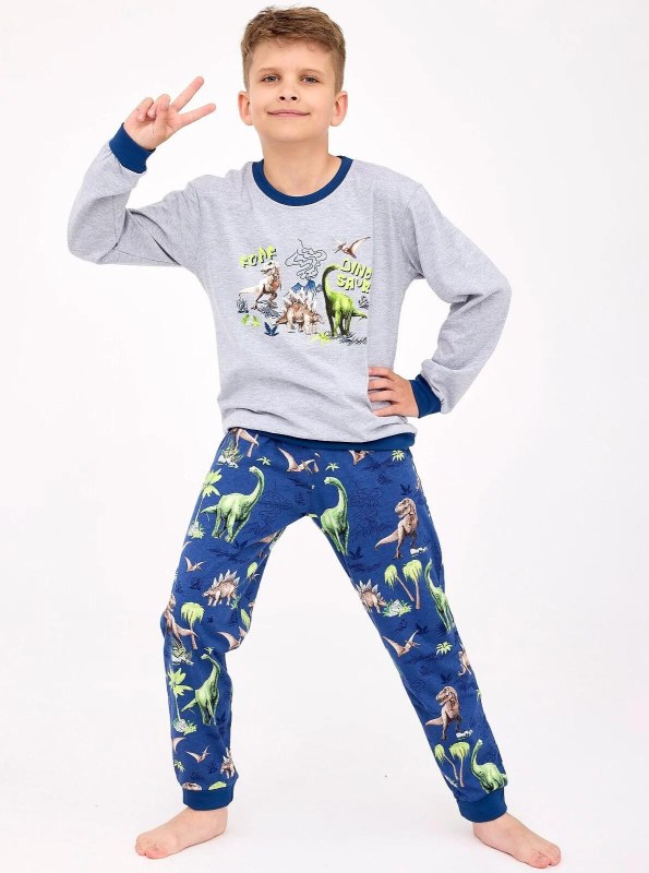 Cornette Young Boy 966/163 Dinosauří pyžamo délka/r 134-164