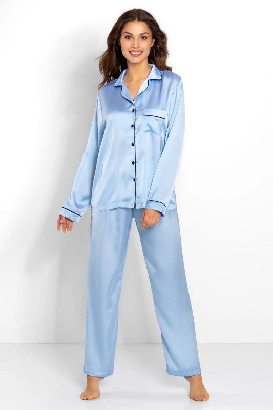 Pyžamo Classic Look Blue - Momenti Per Me