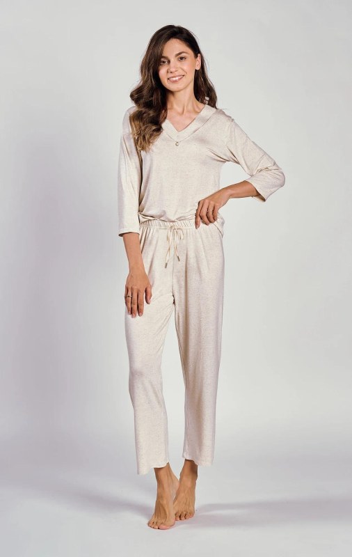Pyžamo Haria 3245 Light Beige - Taro