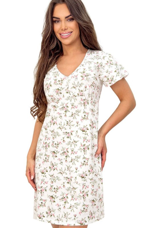 Noční košilka s květinovým vzorem model 228633 Donna