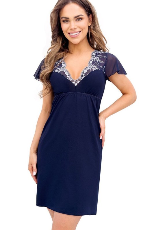 Noční košilka s krajkou model 230124 Donna