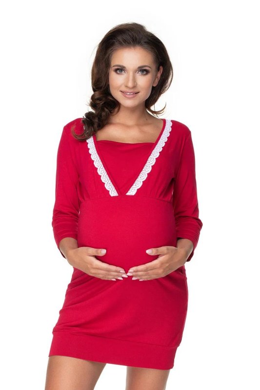 Těhotenská noční košile model 138226 PeeKaBoo