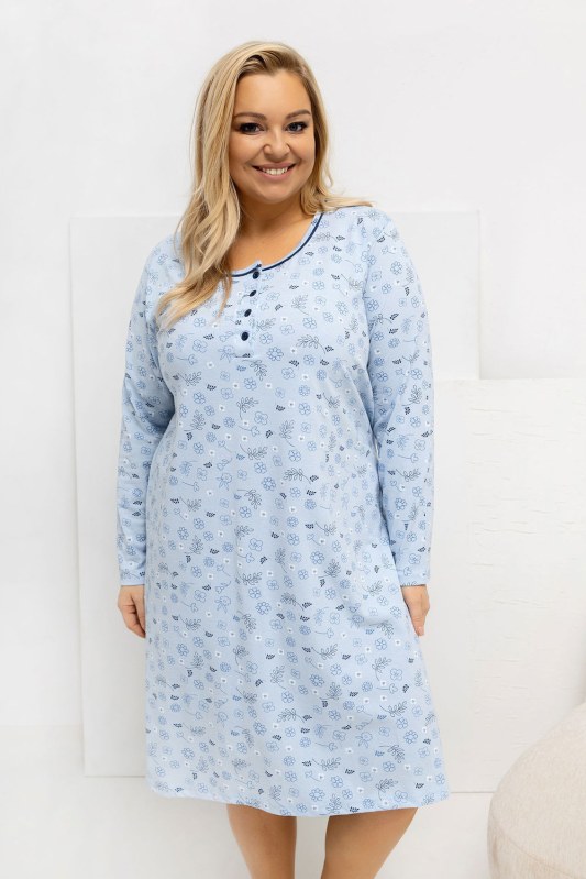 Noční košile plus size model 223308 Forever Pink