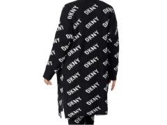 Dámský župan - cardigan YI3022597 019 černá/bílá - DKNY