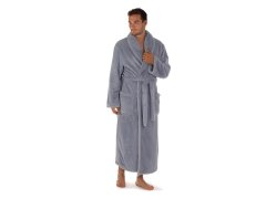 Unisex župan Lilly a JACK extra se šálovým límcem - 2120 5456 modrošedá - Vestis