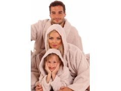AKCE - Župan unisex Athena 2116 8251 se šálovým límcem oříškový - Vestis