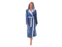 Unisex župan Tampa duo s kapucí 3959 5456 denim - Vestis
