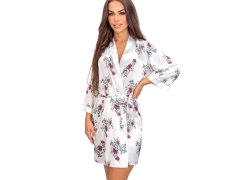 Župan krátký s květinovým vzorem model 228595 Donna