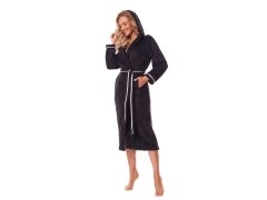 Měkký dlouhý župan 2322 Black - L&L