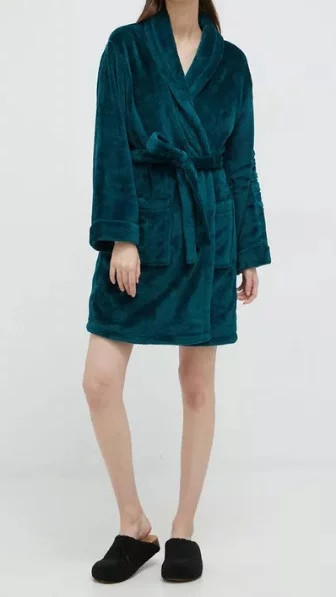Dámský župan YI2122605F 370 tm. zelená - DKNY
