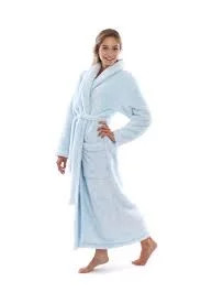 Unisex župan Jack/ Lilly Extra 2120 5251 sv. modrá - Vestis - Noční prádlo Dámské župany