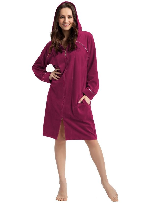 Dámský župan Luna 389 Velour 3XL Z24