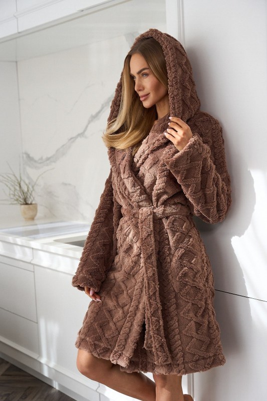 L&L 2401 Geo XS-XL dámský župan - Noční prádlo Dámské župany