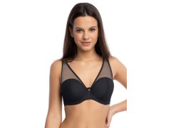 Polovyztužená dámská podprsenka semi soft BS 1124 Hera černá - Gaia
