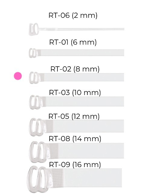 Ramínka Julimex RT 02 8mm - Podprsenky doplňky