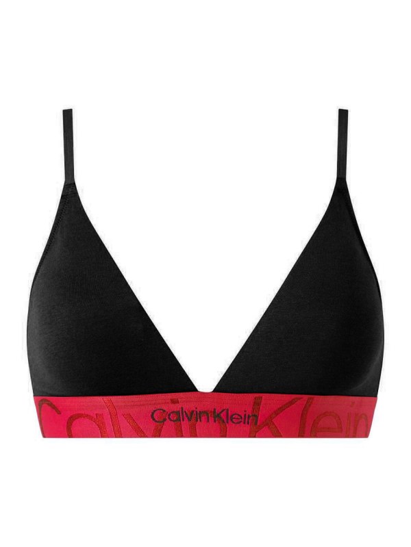 Dámská podprsenka QF6990E 66Z černá/růžová - Calvin Klein