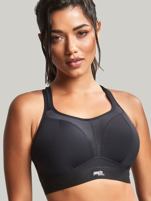 Dámská sportovní podprsenka Non Wired Sports Bra 7341B Černá - Panache - Podprsenky