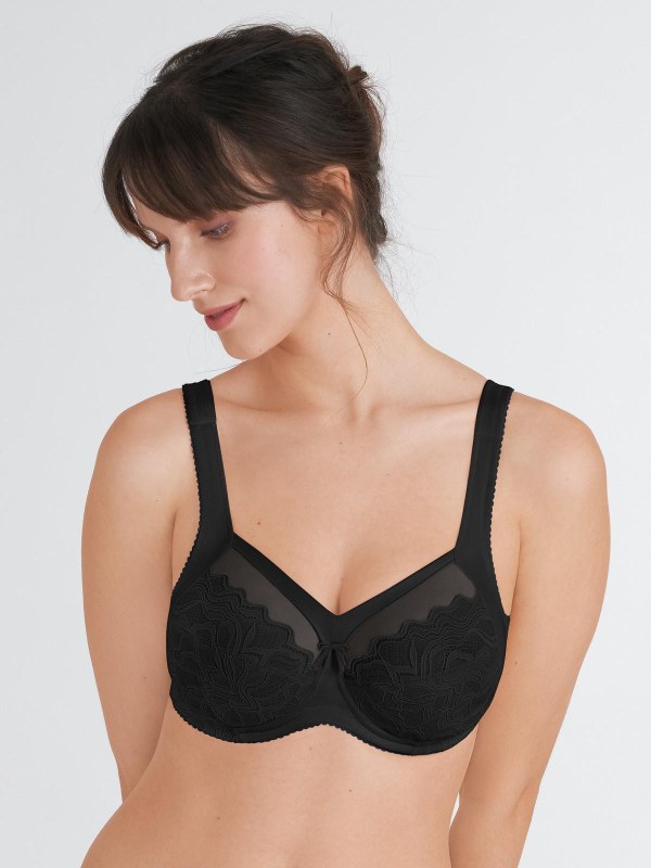Dámská podprsenka Lovely Lotus 235225 004 Černá - Felina Dámská podprsenka Lovely Lotus 235225 004 Černá - Felina - Podprsenky