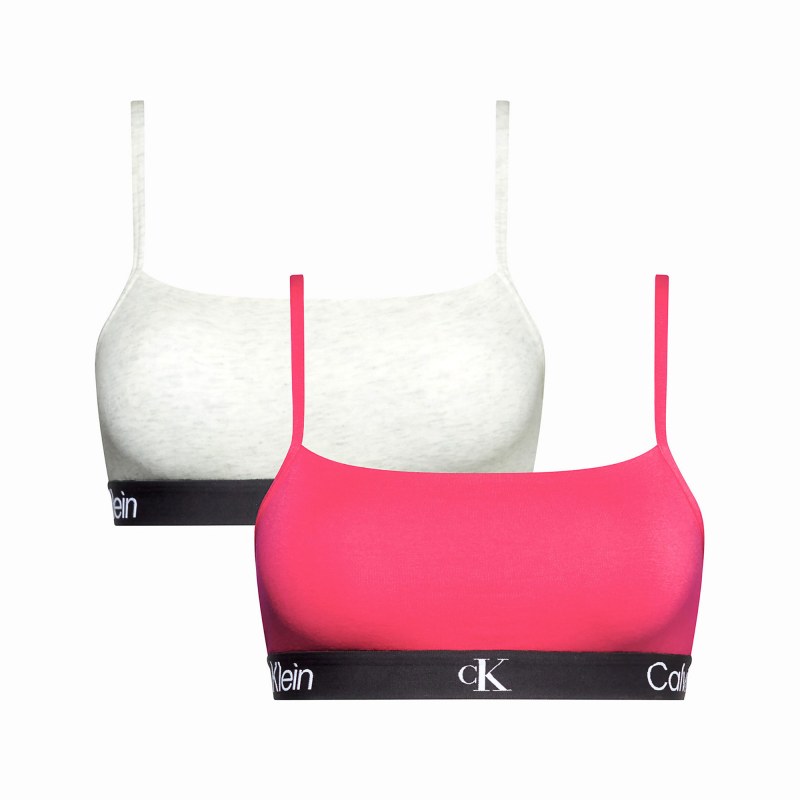 Dámská sportovní podprsenka 2Pack QF7215E-BNQ - Calvin Klein Dámská sportovní podprsenka 2Pack QF7215E-BNQ - Calvin Klein - Podprsenky