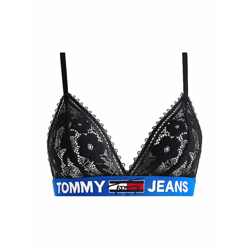 Dámská nevyztužená podprsenka Jeans Lace UW0UW03508-BDS - Tommy Hilfiger Dámská nevyztužená podprsenka Jeans Lace UW0UW03508-BDS - Tommy Hilfiger - Podprsenky