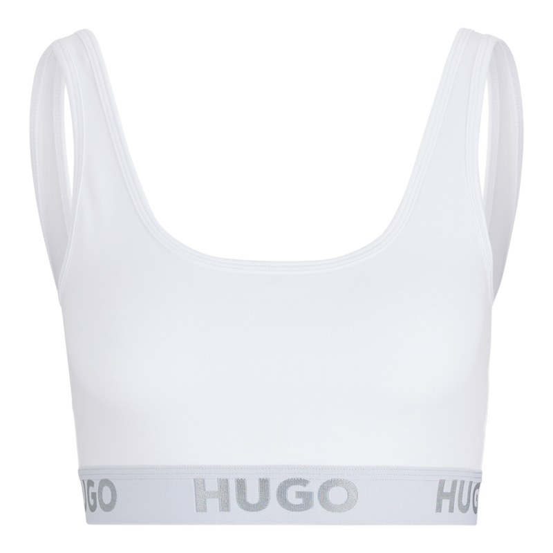 BOSS Dámská sportovní podprsenka Sporty Logo 50469631-100 - HUGO BOSS Dámská sportovní podprsenka Sporty Logo 50469631-100 - HUGO - Podprsenky