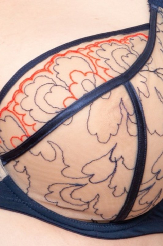 LAILA NAVY BLUE SOFT BRA LAILA NAVY BLUE SOFT BRA - Podprsenky