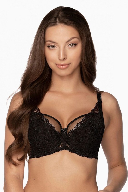 Dámská podprsenka 931 Veronika black - GAIA Dámská podprsenka 931 Veronika black - GAIA - Podprsenky