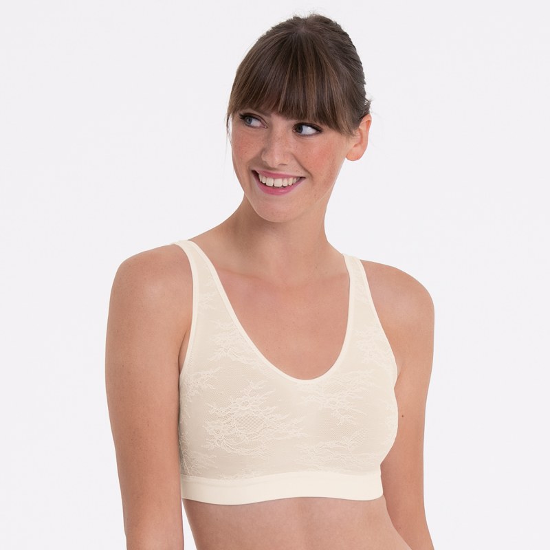 Essential Lace pooperační braletka s pěnovou výztuží 4700X crystal - Anita Care Essential Lace pooperační braletka s pěnovou výztuží 4700X crystal - Anita Care - Podprsenky