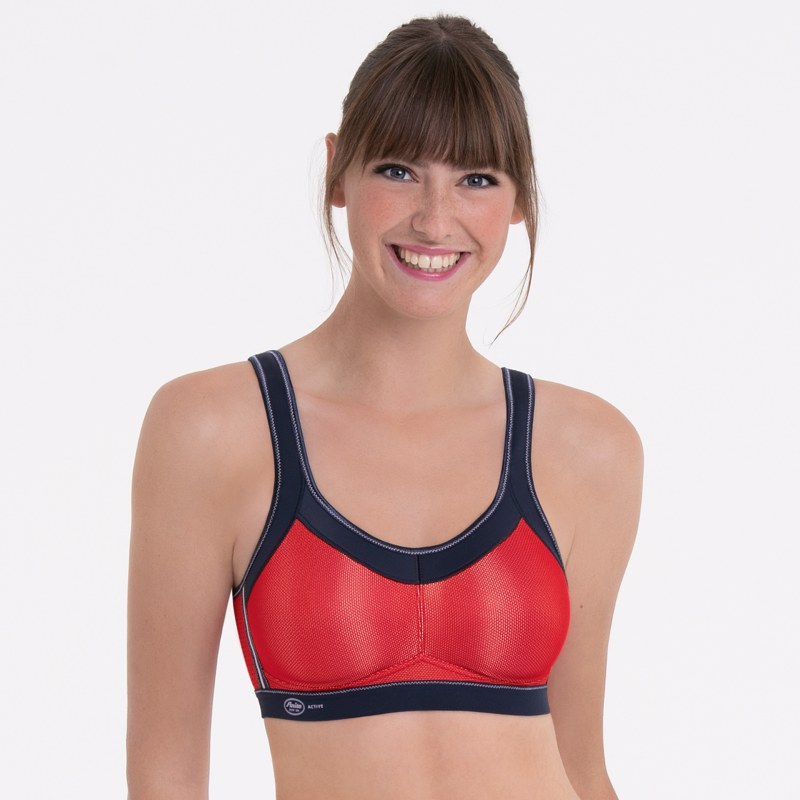 momentum sportovní podprsenka moldovaná 5529 red/blue iris - Active momentum sportovní podprsenka moldovaná 5529 red/blue iris - Active - Podprsenky