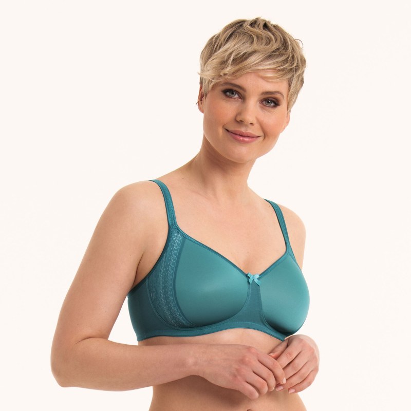 Fleur soft podprsenka s pěnovou výztuží 5654 light smaragd - RosaFaia Fleur soft podprsenka s pěnovou výztuží 5654 light smaragd - RosaFaia - Podprsenky