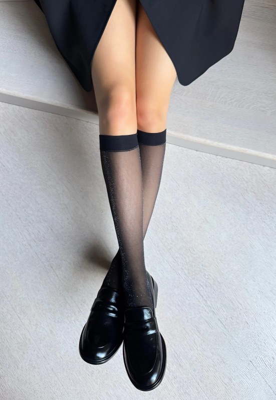 Veneziana Rombini Lurex 15 den podkolenky - Punčochy a&nbsp;Podvazky podkolenky