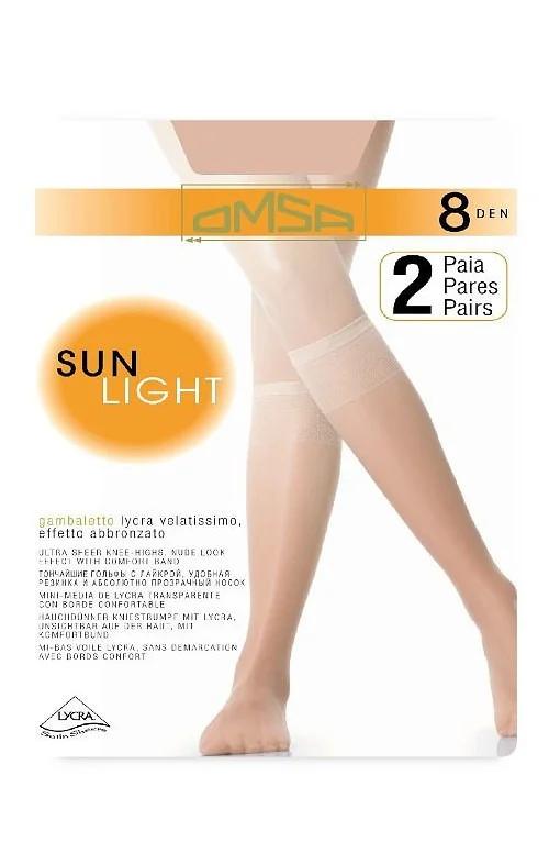 Dámské podkolenky Omsa| Sun Light 8 den A`2