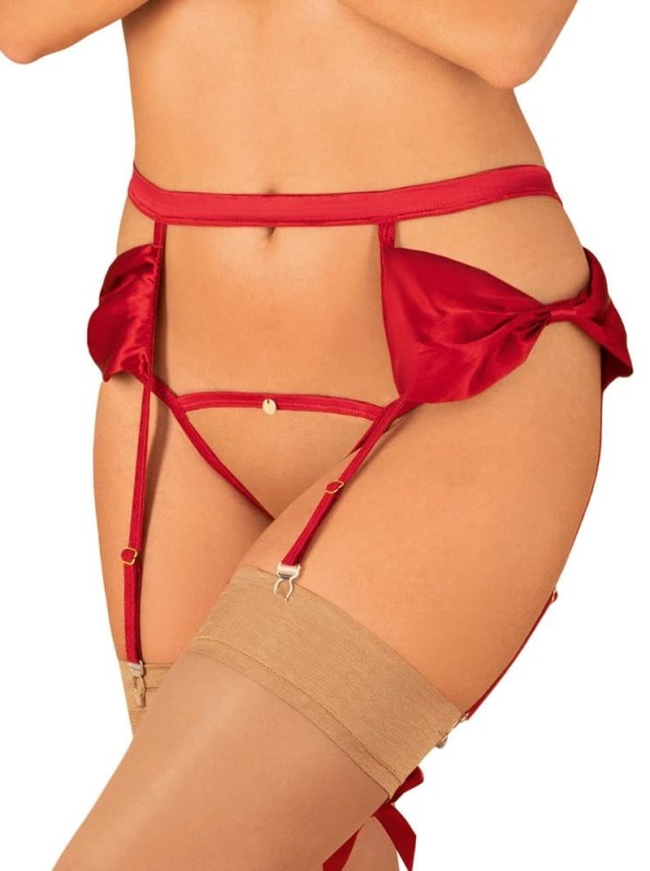 Svůdný podvazkový pás Rubinesa garter belt - Obsessive - Punčochy a Podvazky podvazkové pásy