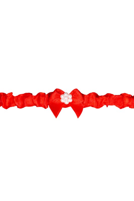 Červený dámský podvazek PW-110 PERUGIA - Punčochy a Podvazky podvazky