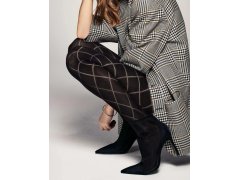 Veneziana Rombo Grandi punčocháče 60 den 5-XL