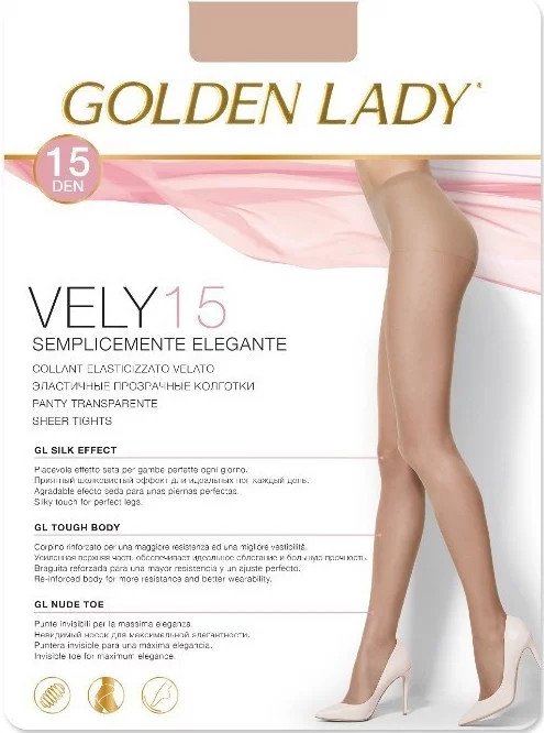 Dámské punčochové kalhoty Vely 15 Den - Golden Lady - Punčochy a&nbsp;Podvazky punčochové kalhoty
