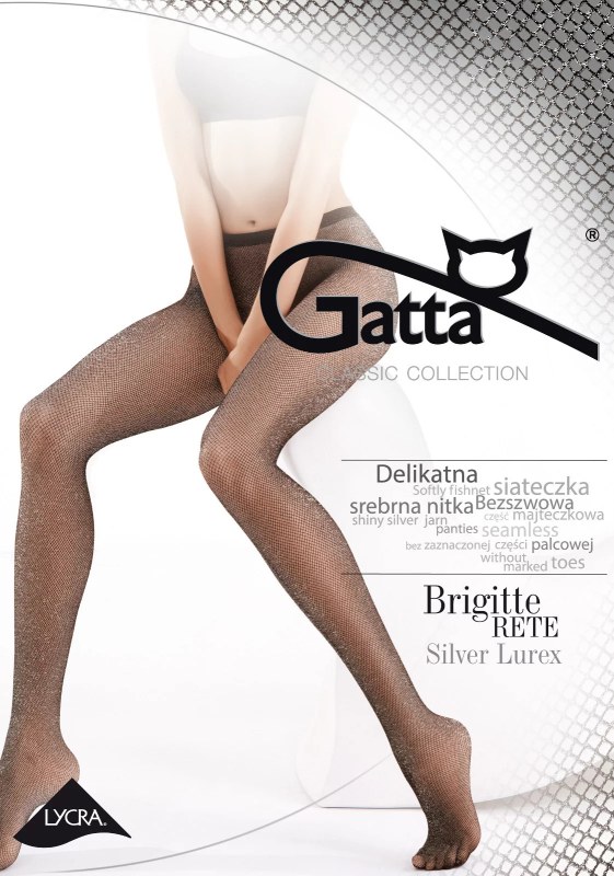 Punčochové kalhoty Brigitte 02 Rete Lurex - Gatta - Punčochy a&nbsp;Podvazky punčochové kalhoty