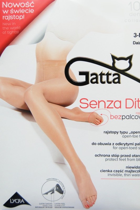 SENZA DITA - Punčochové kalhoty typu open toe - GATTA - Punčochy a Podvazky punčochové kalhoty