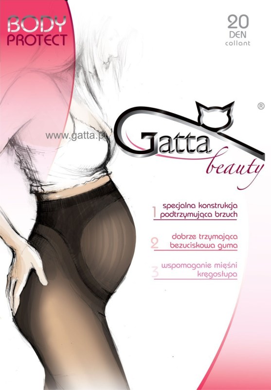 BODY PROTECT - Těhotenské punčochové kalhoty 20 DEN - GATTA - Punčochy a Podvazky punčochové kalhoty