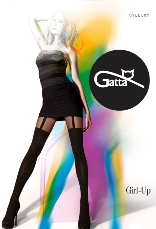 GIRL-UP - vzorované punčochové kalhoty - GATTA - Punčochy a Podvazky punčochové kalhoty