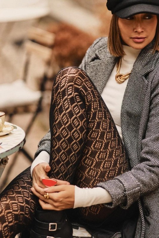 PUNČOCHÁČE Z PŘÍRODNÍHO KAŠMÍRU 103 - Punčochy a&nbsp;Podvazky punčochové kalhoty