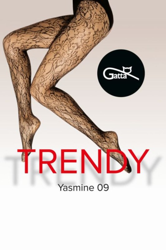 YASMINE - 09 SÍŤOVANÉ PUNČOCHÁČE