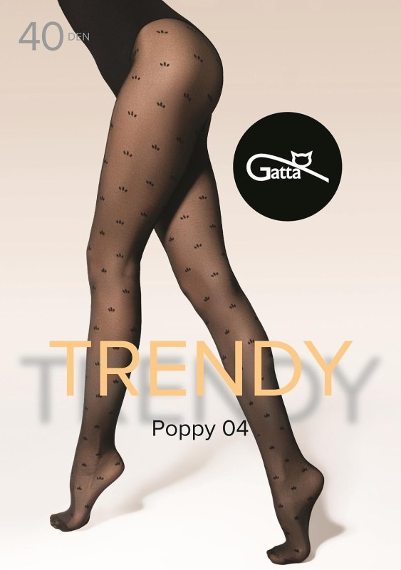 Punčocháče Gatta Trendy Poppy wz.04 40 den 2-4 - Punčochy a&nbsp;Podvazky punčochové kalhoty