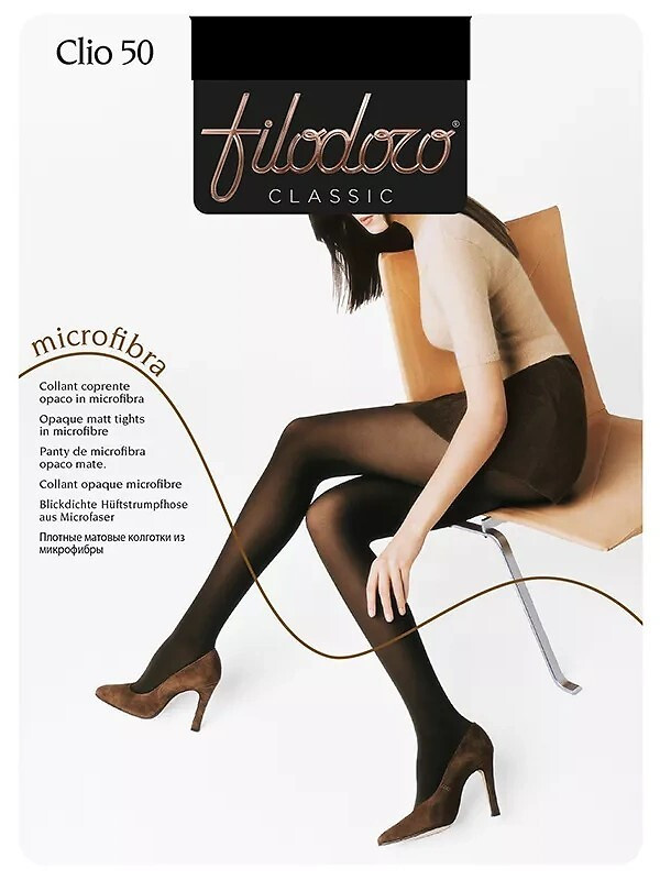 Filodoro Clio punčocháče 50 den 2-4 - Punčochy a&nbsp;Podvazky punčochové kalhoty