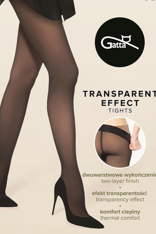 Punčochové kalhoty Gatta Transparent Effect Tights 50 den 2-4